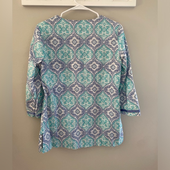 Croft and Barrow paisley tunic - Picture 2 of 10